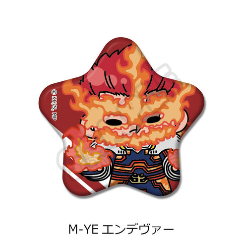 『僕のヒーローアカデミア』みんなmochocho化大作戦! 第3弾 星型缶バッジ M-YE エンデヴァー